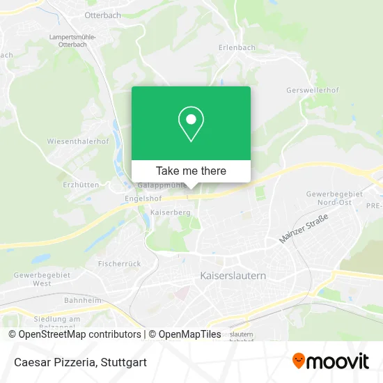 Pizzeria Caesar map