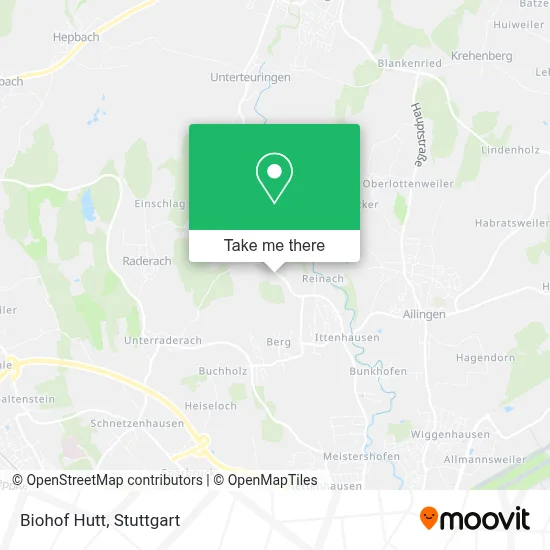 Biohof Hutt map