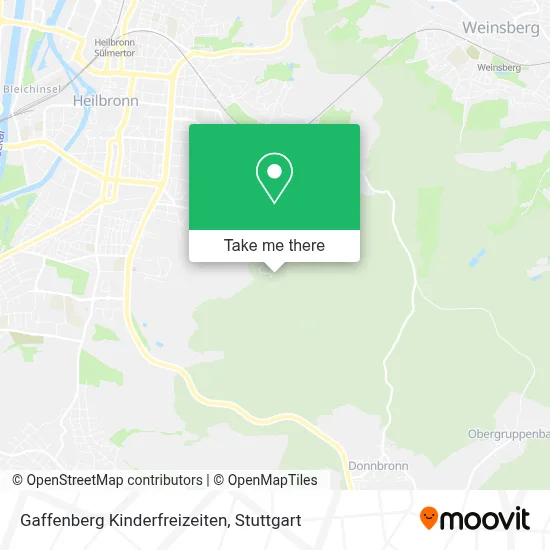 Gaffenberg Kinderfreizeiten map