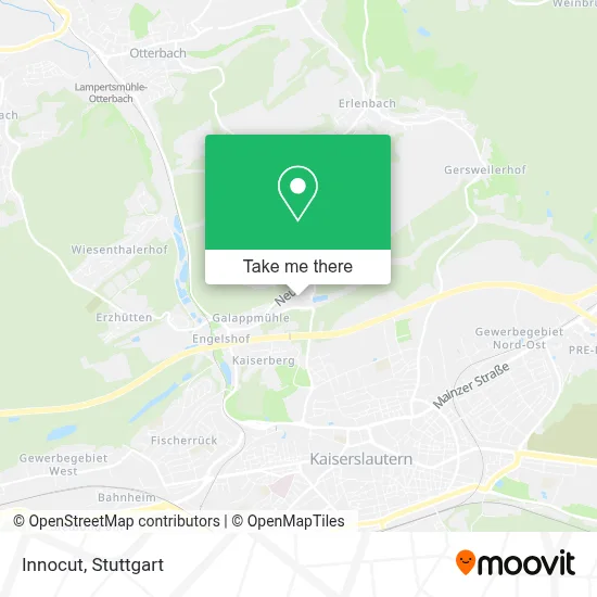 Innocut map