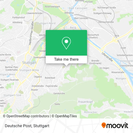 Deutsche Post map