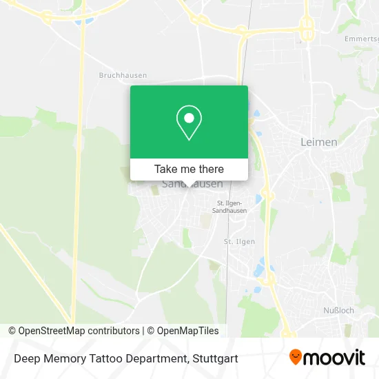 Deep Memory Tattoo Department map