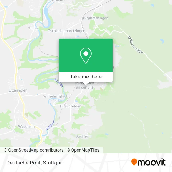 Deutsche Post map