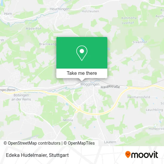 Edeka Hudelmaier map