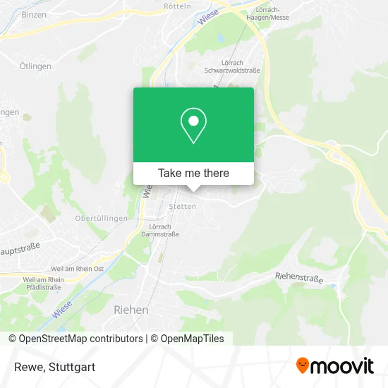 Rewe map