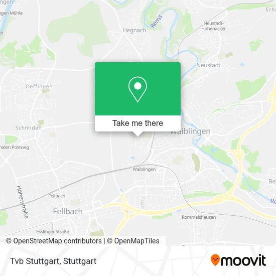 Tvb Stuttgart map