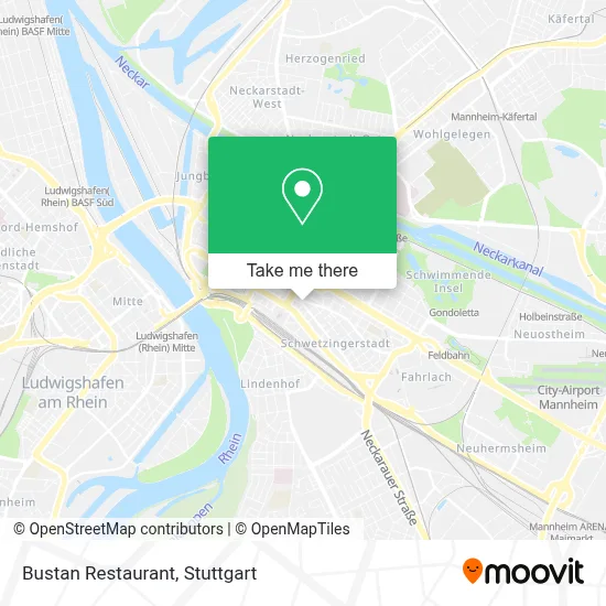 Bustan Restaurant map
