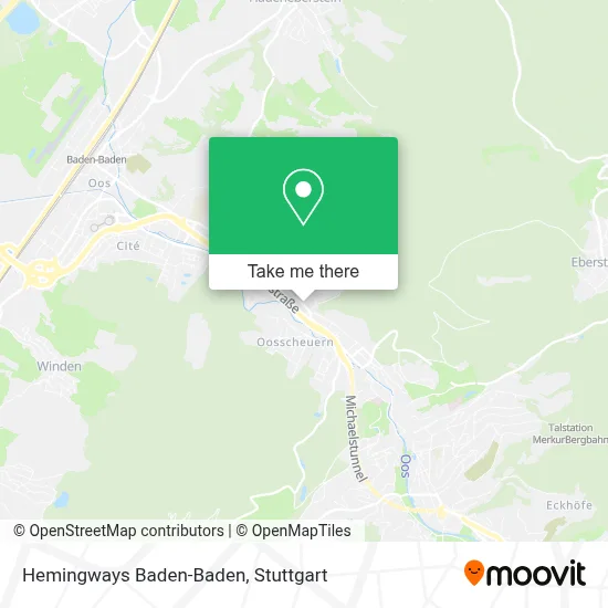 Hemingways Baden-Baden map