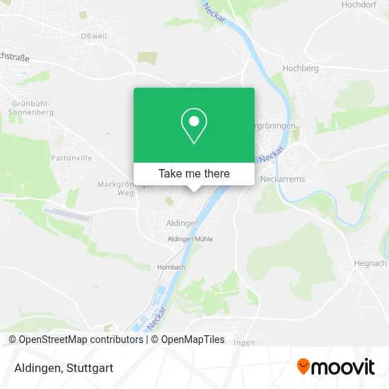 Aldingen map