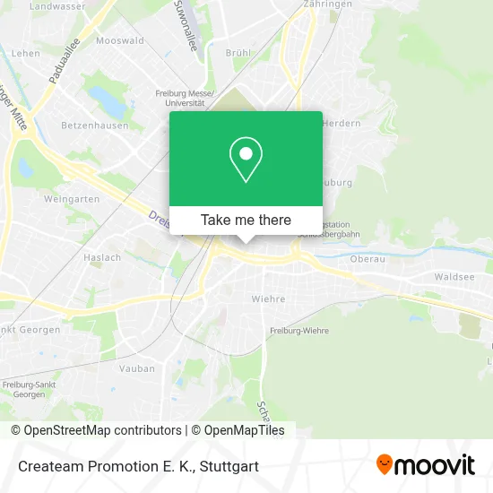 Createam Promotion E. K. map
