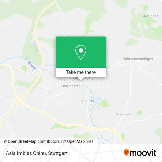 Asia Imbiss Chinu map