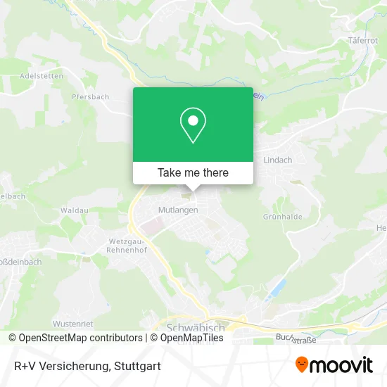 R+V Versicherung map