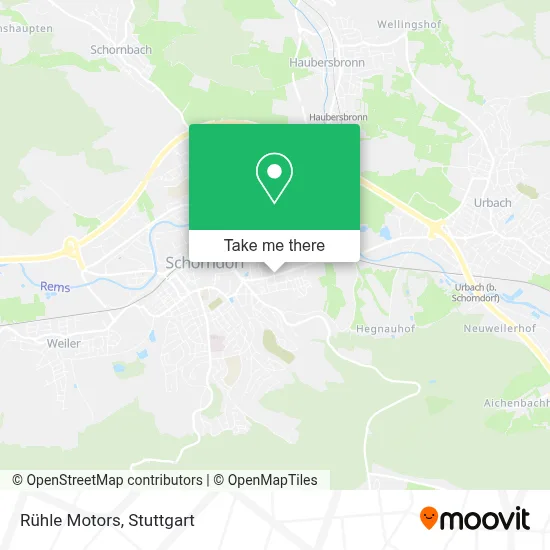 Rühle Motors map