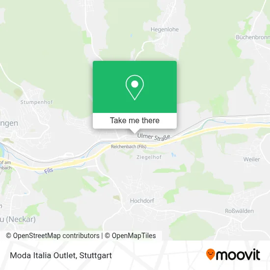 Moda Italia Outlet map