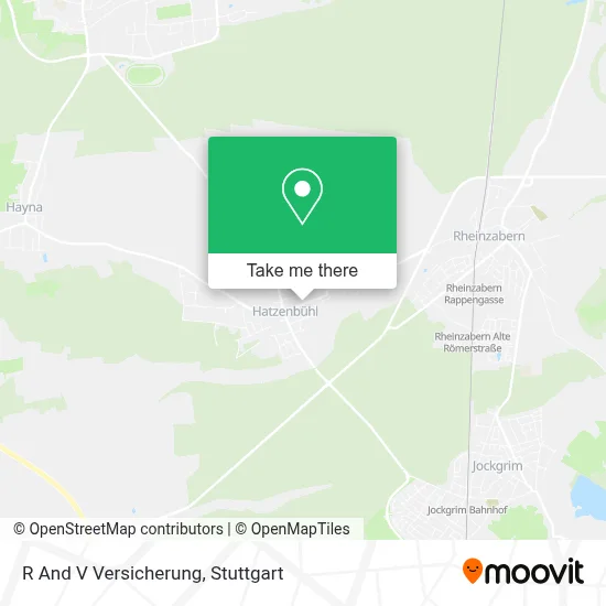R And V Versicherung map