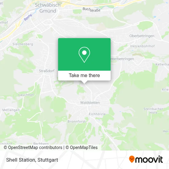 Shell Station map