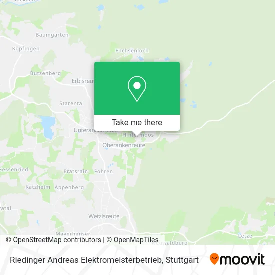 Riedinger Andreas Elektromeisterbetrieb map