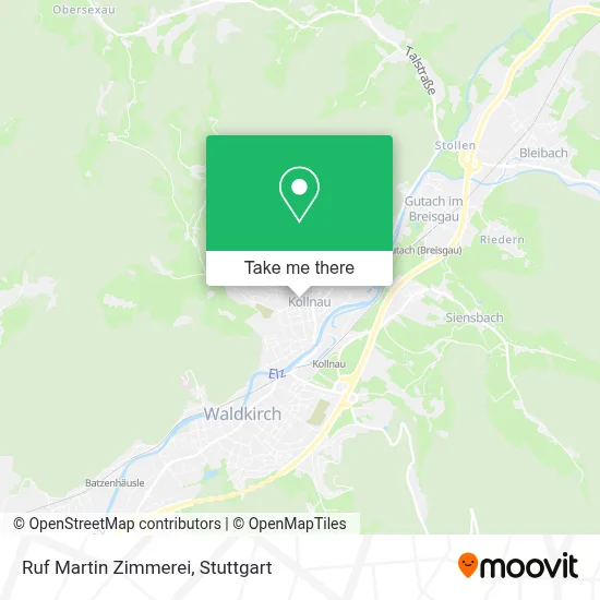Ruf Martin Zimmerei map