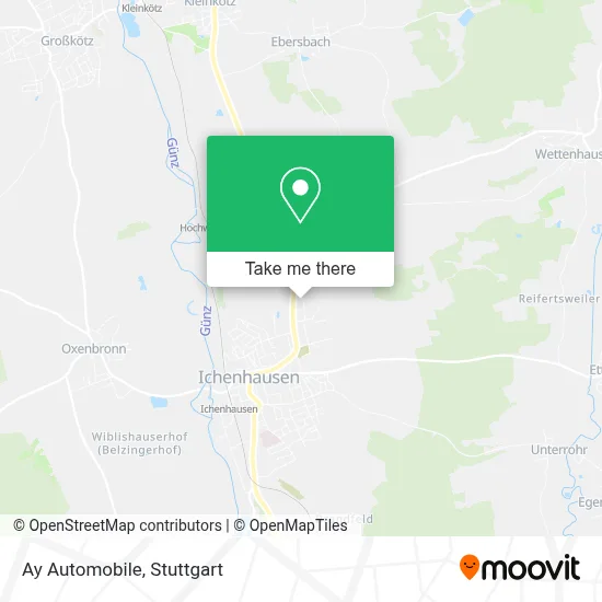 Ay Automobile map