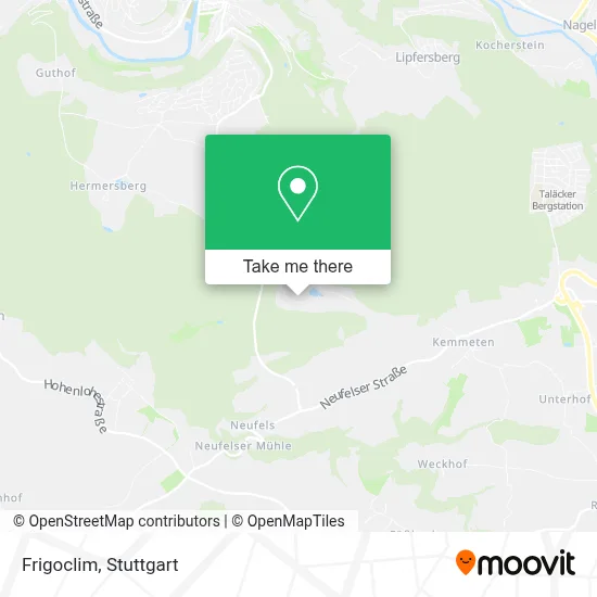 Frigoclim map