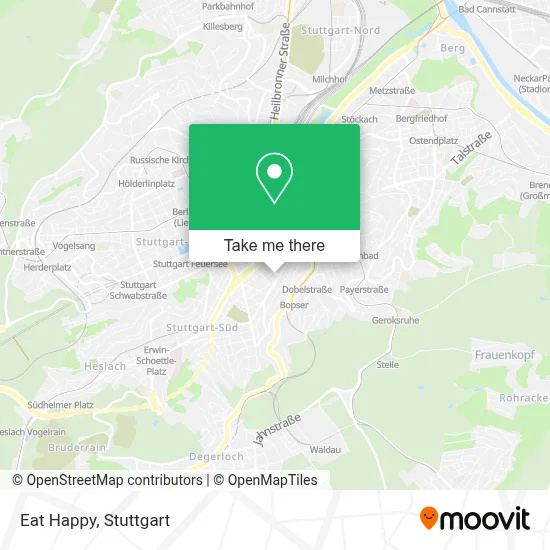 Eat Happy map
