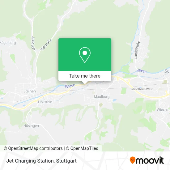 Jet Charging Station map