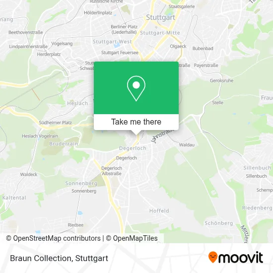 Braun Collection map