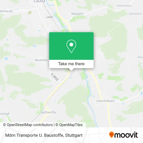 Mdm Transporte U. Baustoffe map