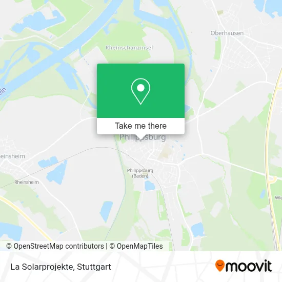 La Solarprojekte map