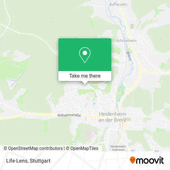 Life-Lens map