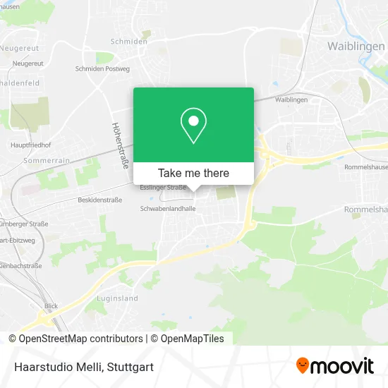 Haarstudio Melli map