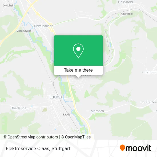 Elektroservice Claas map
