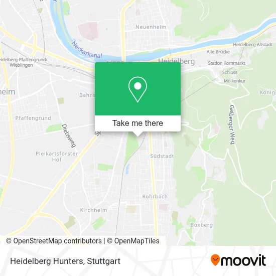 Heidelberg Hunters map