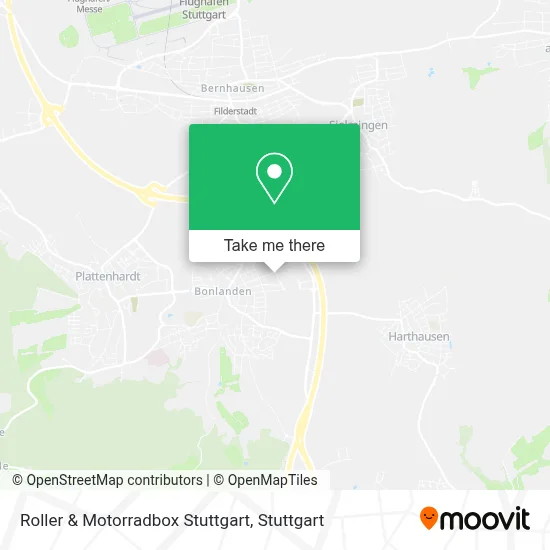 Roller & Motorradbox Stuttgart map