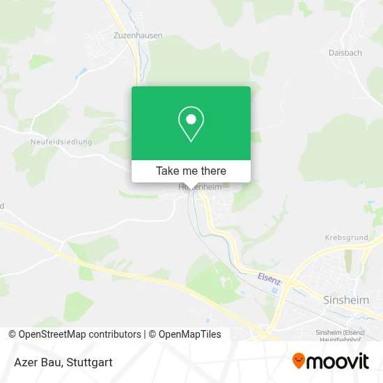 Azer Bau map