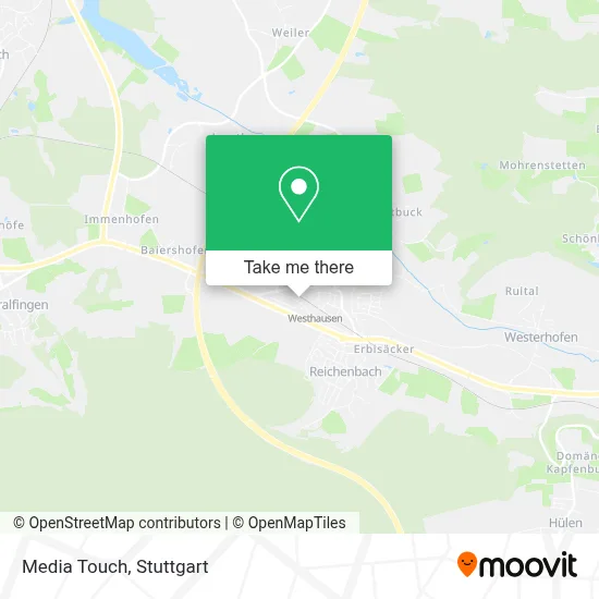 Media Touch map