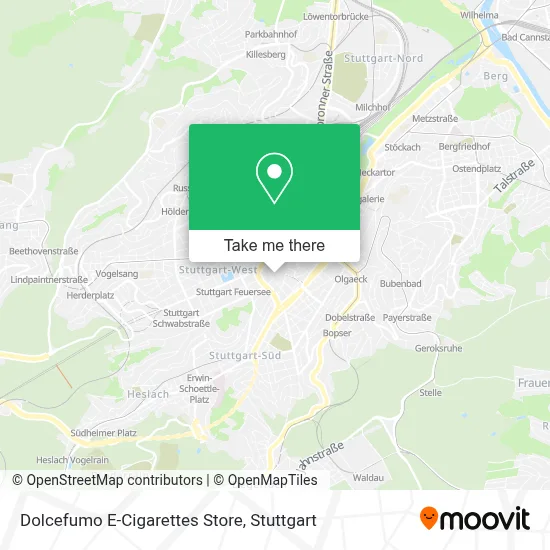 Dolcefumo E-Cigarettes Store map