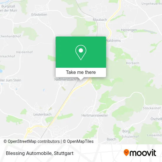Blessing Automobile map