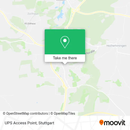 Ups Access Point map