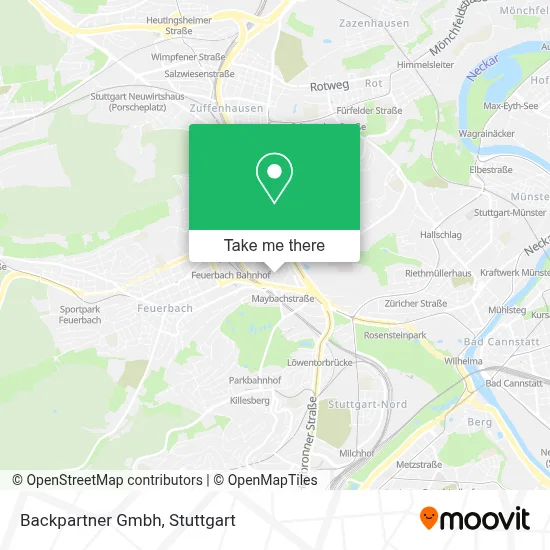 Backpartner Gmbh map