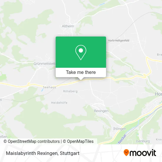 Maislabyrinth Rexingen map