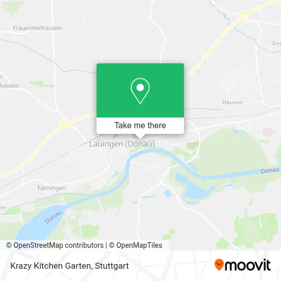Krazy Kitchen Garten map