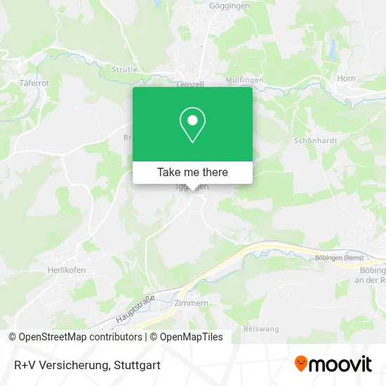 R+V Versicherung map