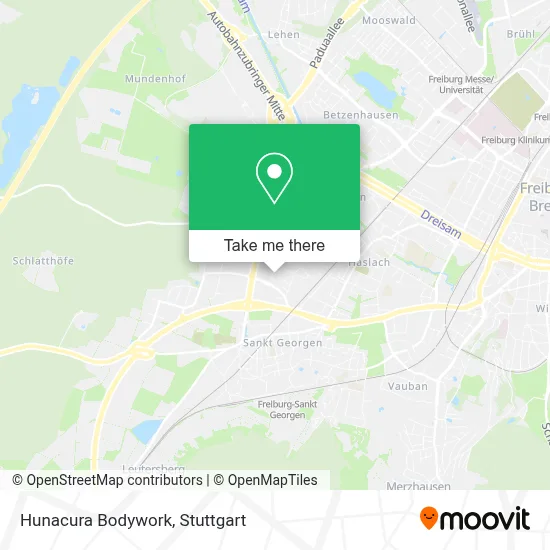 Hunacura Bodywork map