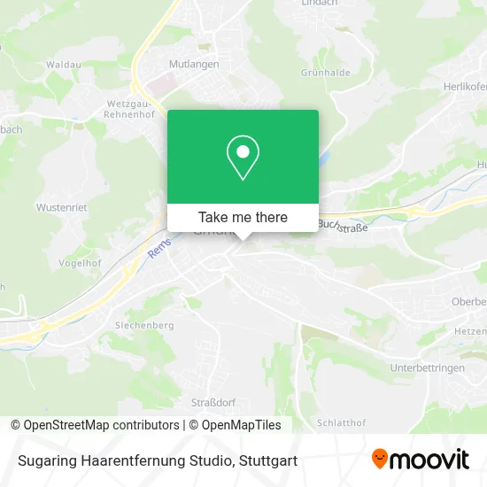 Sugaring Haarentfernung Studio map