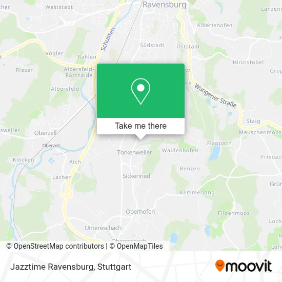 Jazztime Ravensburg map