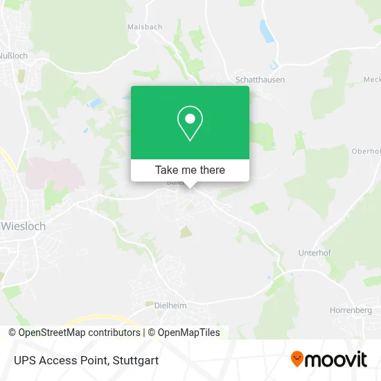 Ups Access Point map
