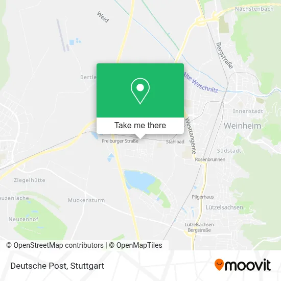 Deutsche Post map