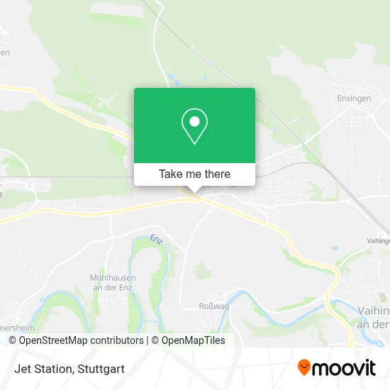 Jet Station map