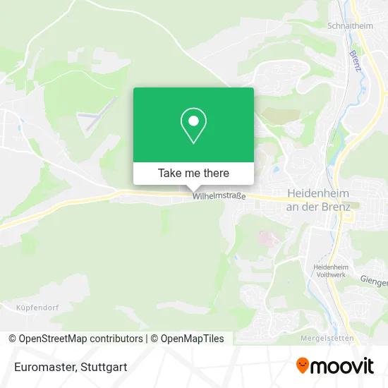 Euromaster map